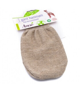Gant exfoliant Lin et Coton Bio