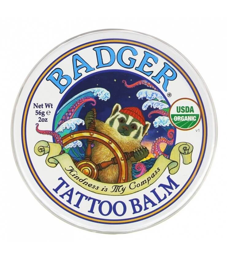 Baume Tattoo Balm pour peaux sèches - Badger Balm