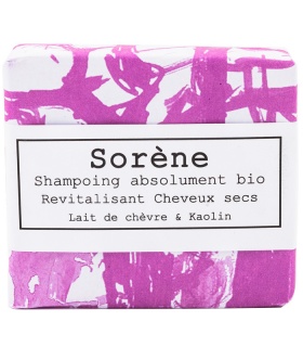 Shampoing solide Bio Revitalisant Lait de Chèvre - Sorène