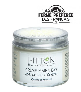 Crèmes pour les Mains bio au Lait d'Ânesse - La Ferme du Hitton