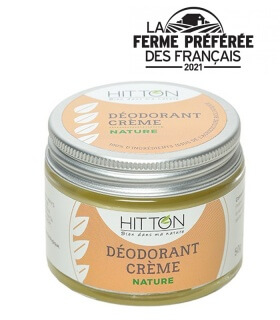 Déodorant crème naturel au lait d'ânesse - La Ferme du Hitton