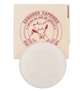 Savon Lait de Chèvre Chèvrefeuille - Exquises Caprines