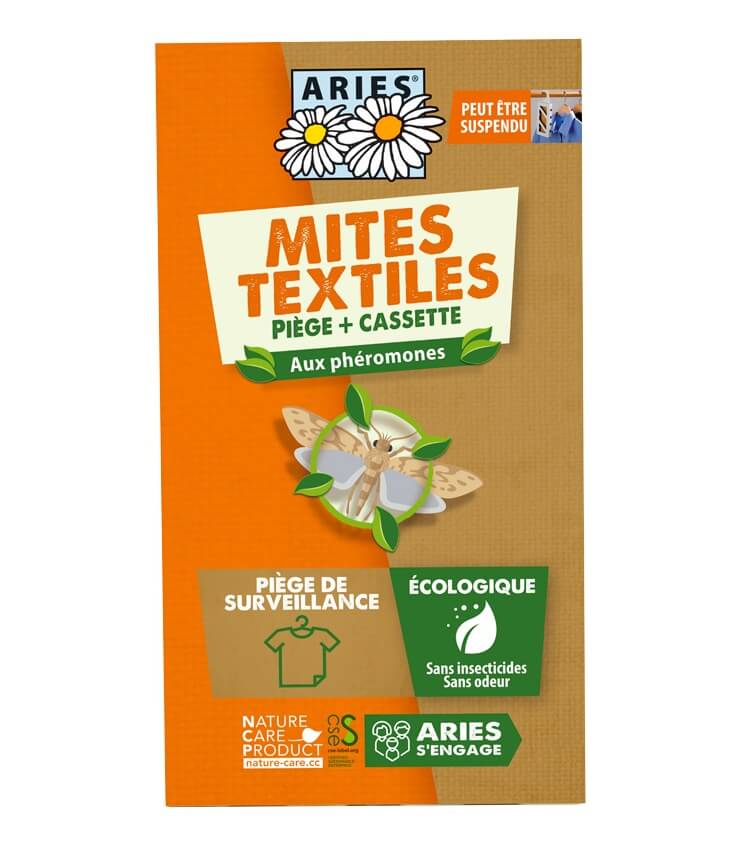 Mites textiles Piège à mites naturel - Aries