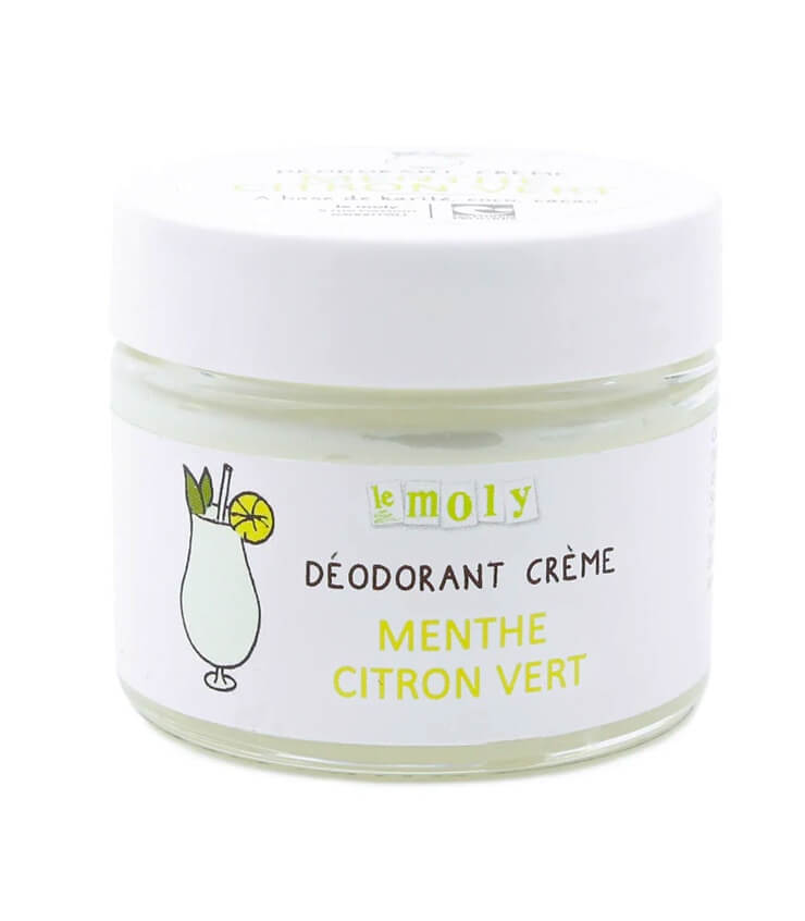 Déodorant Crème Naturel Menthe Citron Vert - Le Moly