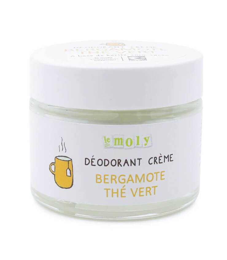 Déodorant crème Bergamote Thé vert - Le Moly