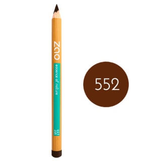 Crayon Yeux & Lèvres Bio et Vegan - 552 Brun foncé - Zao maquillage Vegan