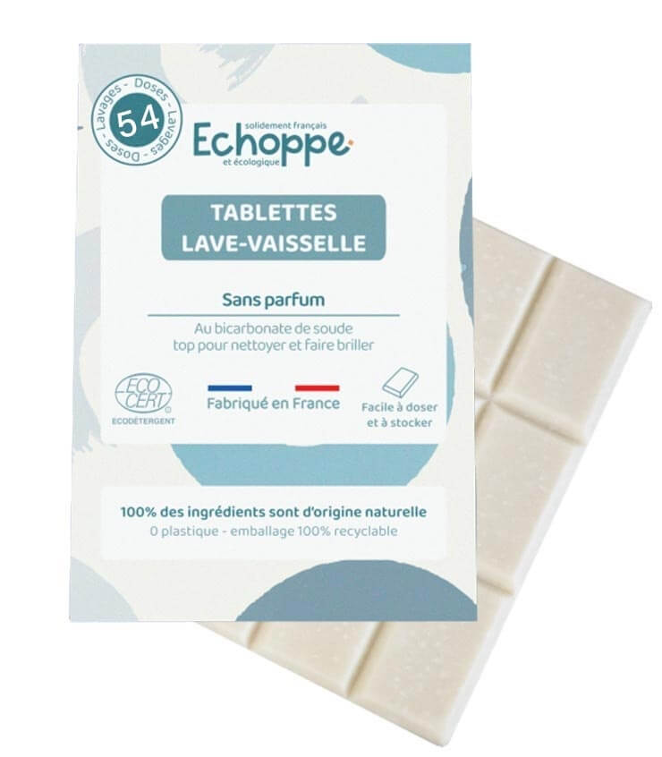 Tablettes solides Lave-vaisselle 54 doses - Echoppe