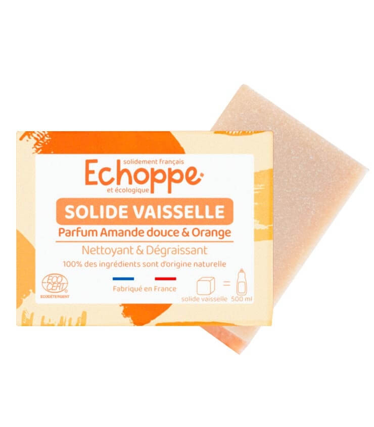 Savon solide Vaisselle Amande douce & Orange - Echoppe