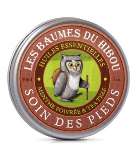 Baume Soin des pieds - Baumes du Hibou