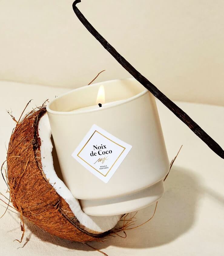 Bougie parfumée - Noix de Coco - 45h - My Jolie Candle