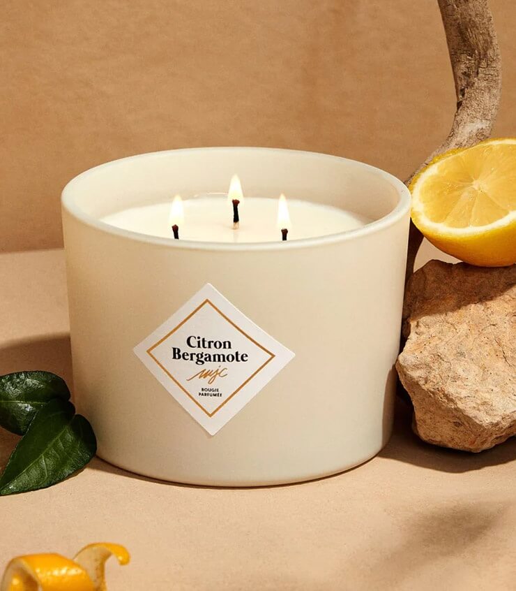 Bougie parfumée - Citron Bergamote - My Jolie Candle - 70h