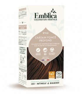 Coloration Végétale Châtain foncé profond 3.0 - Emblica