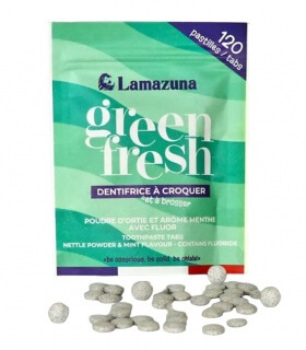 Dentifrice à croquer - Menthe et Ortie - Lamazuna