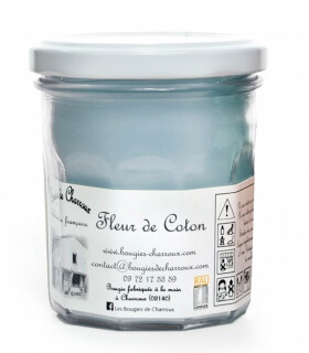 Bougie parfumée - Fleur de Coton - Bougies de Charroux