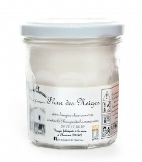Bougie parfumée - Fleur des Neiges - Bougies de Charroux