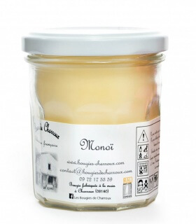 Bougie parfumée - Monoï - Bougies de Charroux