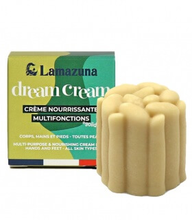 Beurre de cacao solide à l'huile de baobab et au frangipanier - Lamazuna