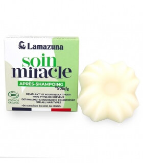 Après-shampoing solide Démêlant et Démêlant aux Agrumes Soin miracle - Lamazuna