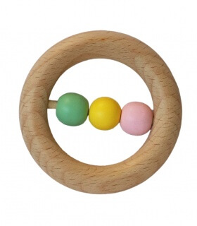 Anneau de Dentition en Bois - Perles - April Eleven