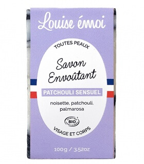 Savon à froid "Sensuellement Patchouli" de Louise Emoi