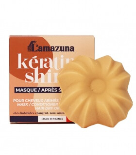 Masque & Après-shampoing solide - Kératine Shine - Lamazuna