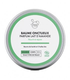 Baume onctueux Lait d'Amande Karité Bio Clémence et Vivien
