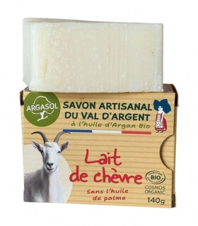 Savon Bio Lait de Chèvre 140g - Argasol