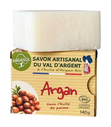 Savon Doux à L'huile D'argan Et Vitamine E - 75g, Format Voyage, Neuf
