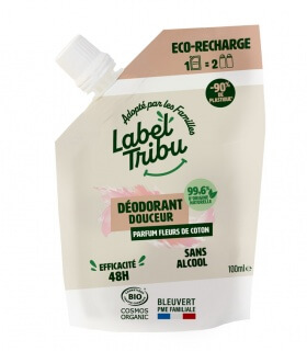 Recharge déodorant roll-on Douceur - Label Tribu