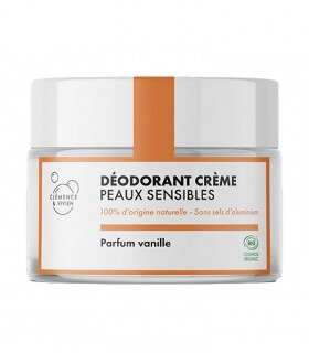 Déodorant crème peau sensible Vanille - Clémence et Vivien