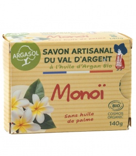 Savon solide Bio Monoï 140g - Argasol