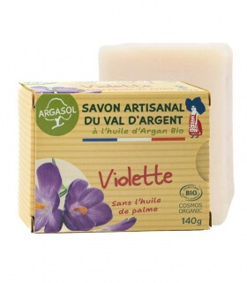 Savon Bio à la Violette et Argan Bio