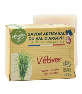Savon Bio au Vétiver 140g - Argasol