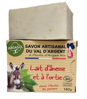 Savon Bio au Lait d'Ânesse & Ortie Argasol - Argasol