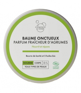 Baume onctueux fraîcheur d'agrumes - Clémence et Vivien