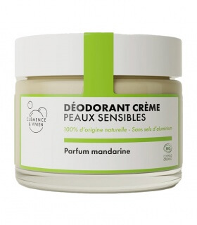 Déodorant crème peau sensible Mandarine - Clémence et Vivien