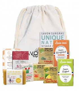 Coffret 10 Savons Naturels saponifiés à froid - cosmétique naturel - Savonne Moi