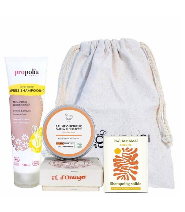Coffret cosmétique Bio "ça sent l'été !"