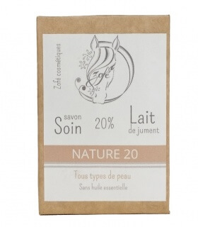 Savon Nature 20% Lait de Jument - Savonnerie Zofé