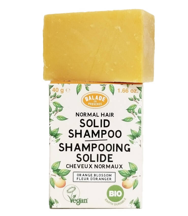 Shampoing solide Enrichi Bio - Fleur d'oranger - Balade en Provence