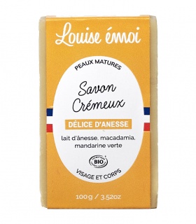 Savon naturel "Délicatesse d'Ânesse" au lait d'ânesse louiseemoi.com