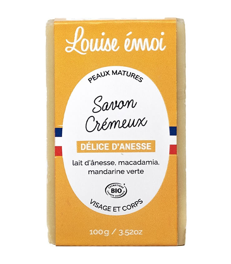 Savon naturel "Délicatesse d'Ânesse" au lait d'ânesse louiseemoi.com