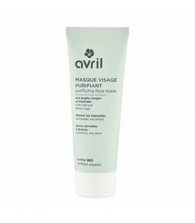 Masque visage Purifiant Peaux normales à grasses Avril Cosmétique