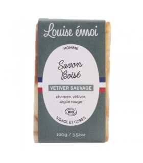 Savon Boisé Vétiver Sauvage de Louise Émoi