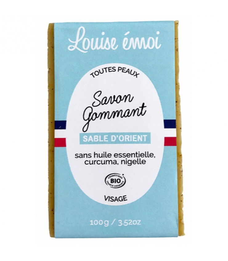 Savon exfoliant Gommant Sable d'Orient Louise Émoi