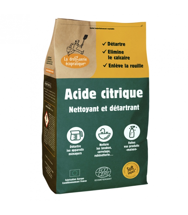 Acide Citrique 1kg - La droguerie Ecologique
