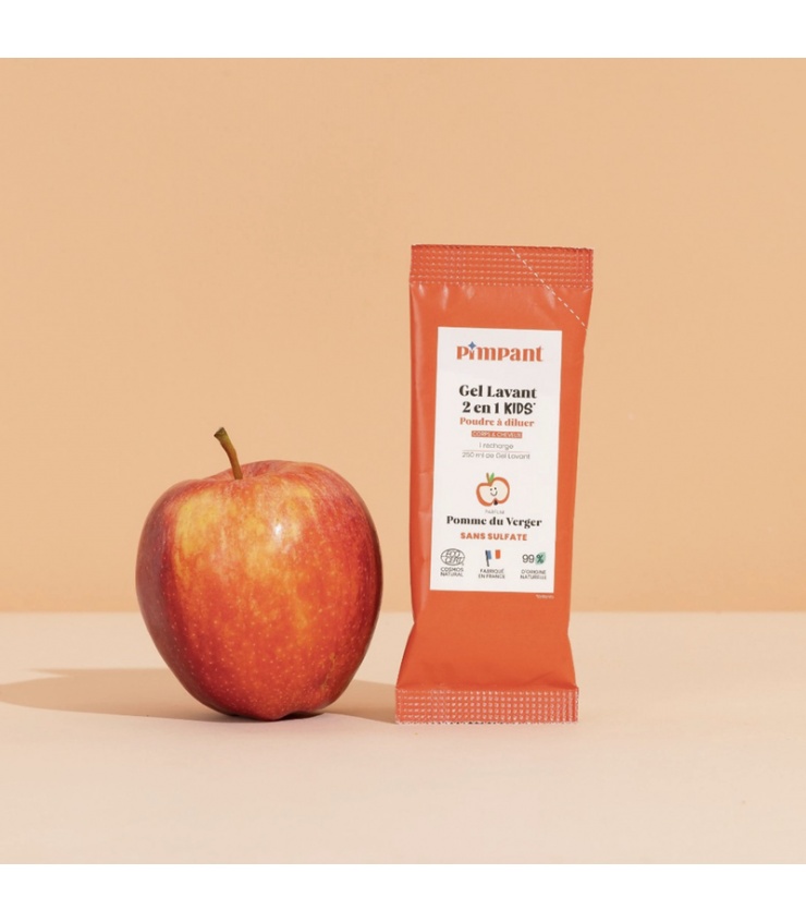 Gel lavant à diluer Kids Pomme du verger - Pimpant