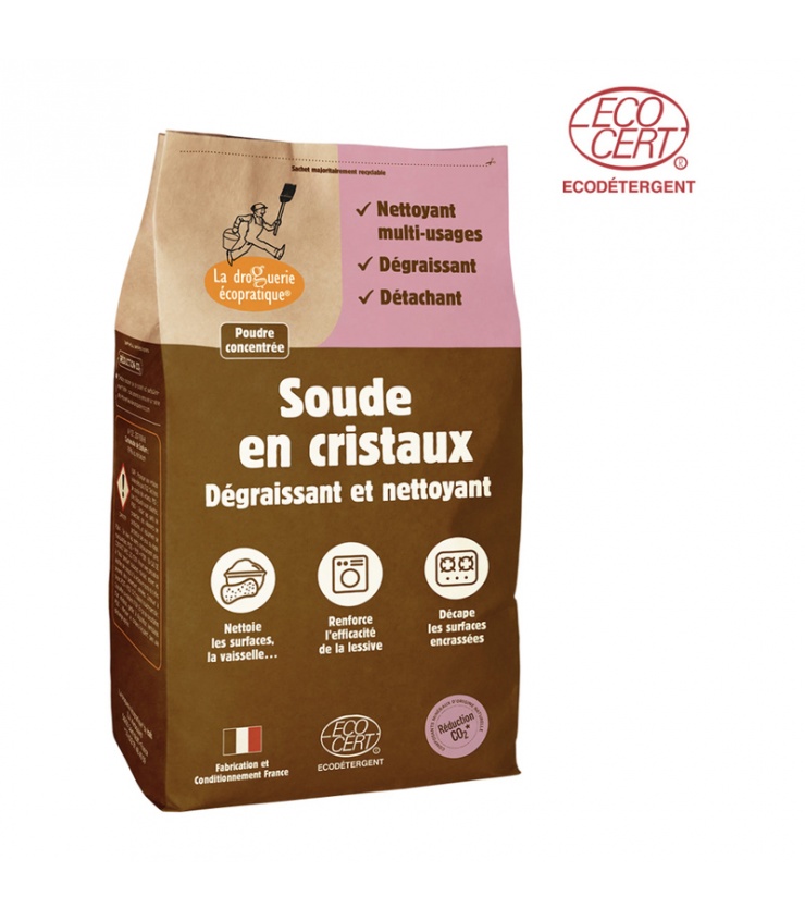 Soude en Cristaux Concentrée - La Droguerie Ecologique