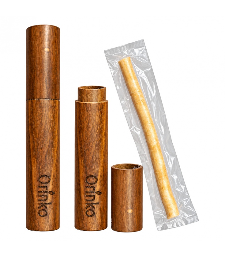 Bâton de Siwak Bio avec étui en bois massif