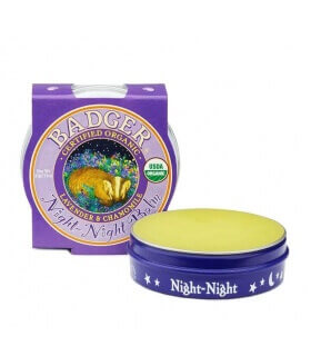 Baume Bonne nuit Night-Night Balm Certifié naturel Badger Balm 21g